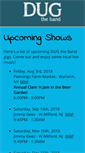 Mobile Screenshot of dugtheband.com